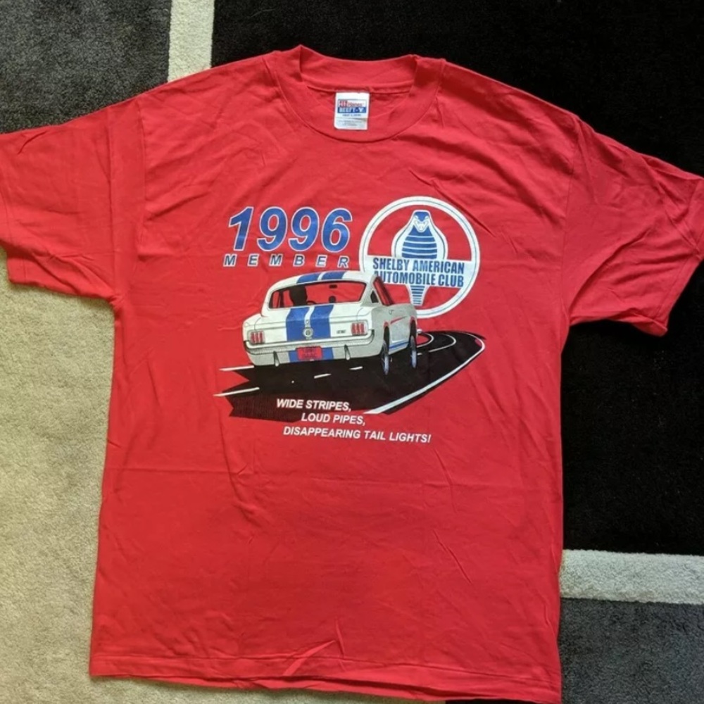 Vintage Shelby Ford Mustang Single Stitched Shirt